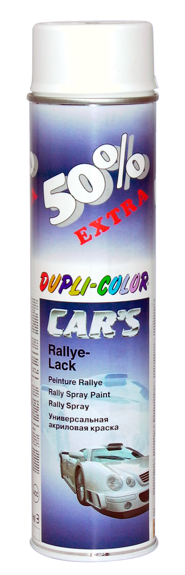 Spray Vopsea Alb Mat, Duplicolor Cars, 600ml
